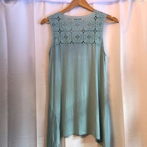 Ellen Tracy Lace Crochet tank